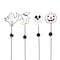 Alpine Alpine Assorted Metal 23.3 in. H Halloween Solar Garden Stake RGG360A - alternate 1